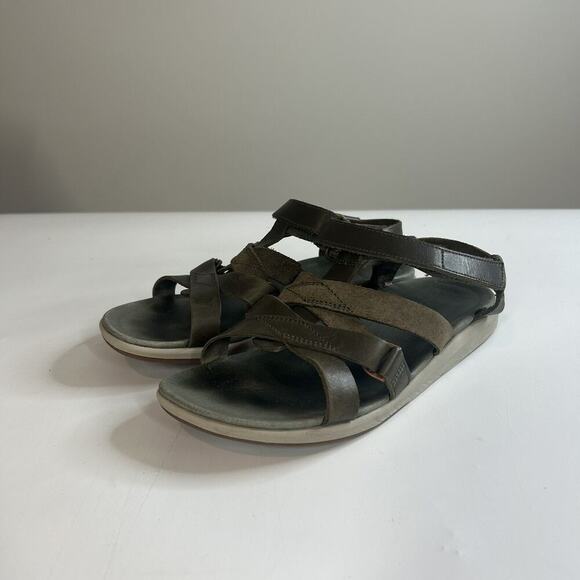 Merrell Kalari Shaw Strap Comfort Sandals Womens 8 M Olive Outdoor - Picture 1 of 8